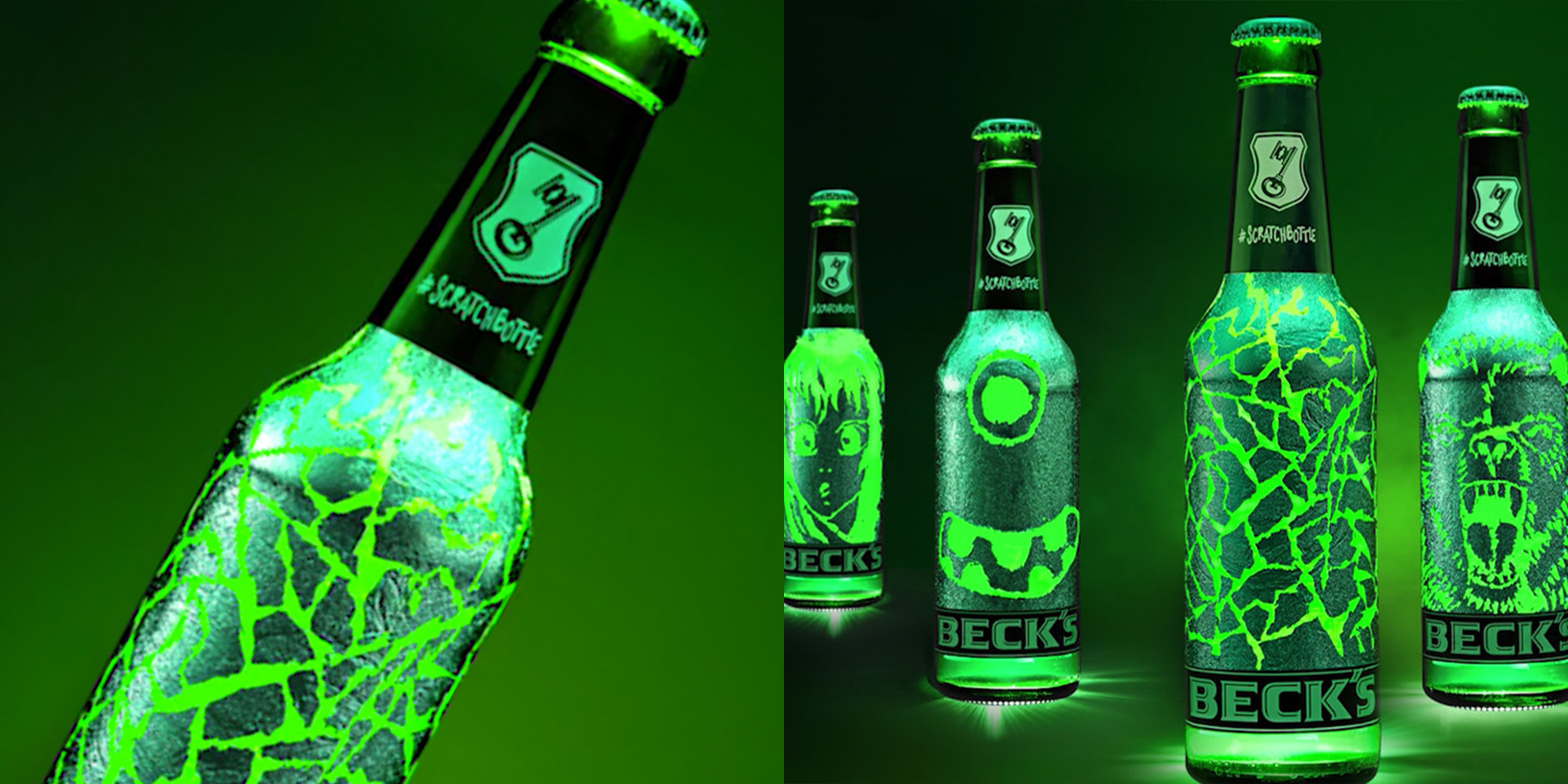 Beck's - Scratchbottle Flasche