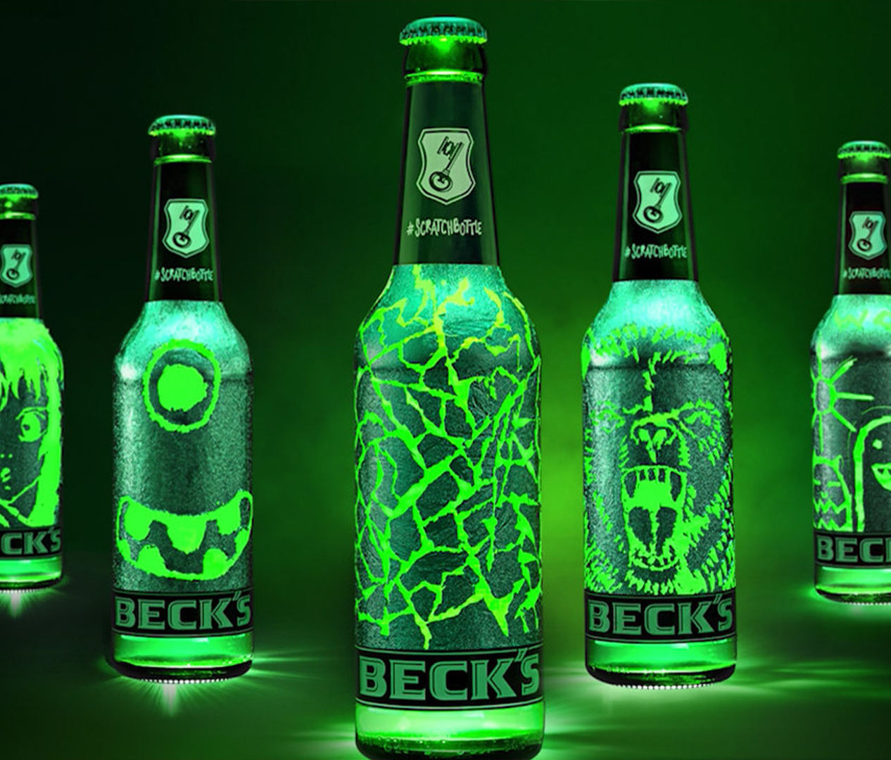 Beck's - Scratchbottle Flasche