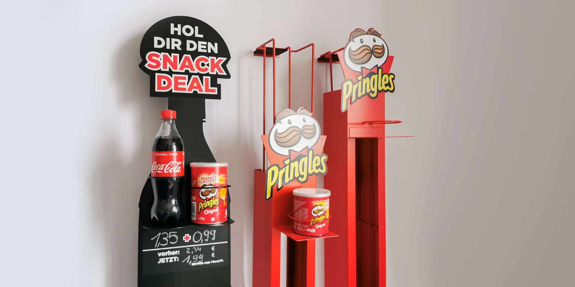 Pringles – Kühlschrank Hänger – Dosenspender – Zweyloeven Werbeproduktion GmbH